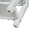 PDTEND Retro Console Table with Drawer and Two Sturdy Shelves - 4 of 4