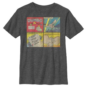 Boy's Dumbo Of The Circus Comic Book Panels T-Shirt - 1 of 4