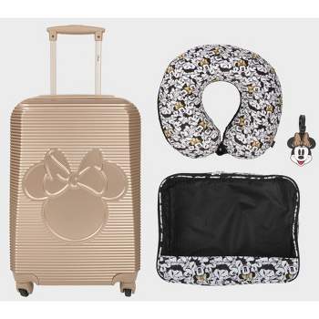 Disney Kids' Minnie Mouse 4pc Hardside Luggage Set