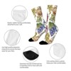 Pattern Grapes Roses Women Printed Crew Socks Funny Funky Socks Soft Polyester Novelty Gifts for Artists Men - 4 of 4