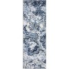 Acekool Washable Abstract Area Rug, Non-Slip Ultra Thin Low Pile Carpet for Living Room Bedroom Office, Lightweight Foldable, Easy Care - 2 of 4
