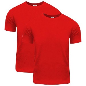 2 Pack Shaka Wear Men's Active Comfort Cotton Short Sleeve Crew Neck T-Shirt - 1 of 4