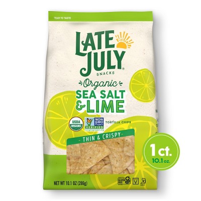 Late July Restaurant Style Sea Salt & Lime - 10.1oz