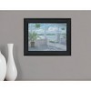 HomeRoots Coastal Porch Black Framed Print Wall Art - 2 of 4