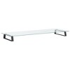 vidaXL Monitor Stand Black 39.4 in.x13.8 in.x3.1 in. Tempered Glass and Metal - 2 of 4