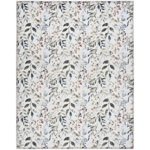 Nourison Washables Contemporary Floral Indoor Non-Skid Area Rug - 1 of 4