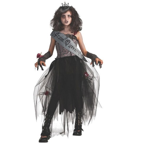 Girls Prom Dance Wednesday Addams Inspired Tulle Costume Dress - Mia Belle  Girls : Target