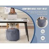 ACEPANO Small Corduroy Footstool with Foam Padding-Dark Gray - 2 of 4