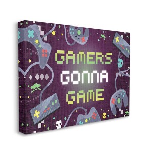 Stupell Industries Gamers Gonna Game Fun Kid's Video Phrase - 1 of 4