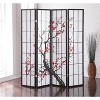 NicBex Room Divider Folding Privacy Screen with Oriental Bamboo Pattern Partition for Home & Office - 2 of 4