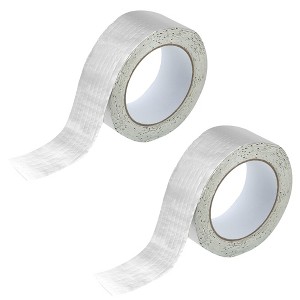 Unique Bargains Waterproof Tape for RV Cars Boats Pipe Window Metal Water Leaking Aluminum Foil Butyl Tape Silver Tone 2 Pcs - 1 of 4