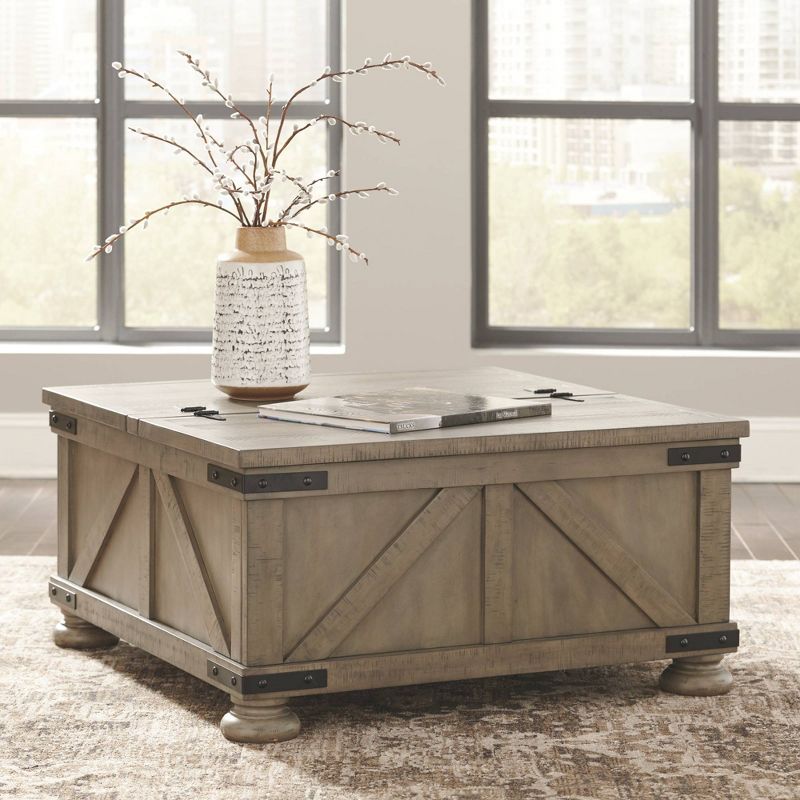 Aldwin Cocktail Table with Storage Brown - Signature Design by Ashley, 2 of 13