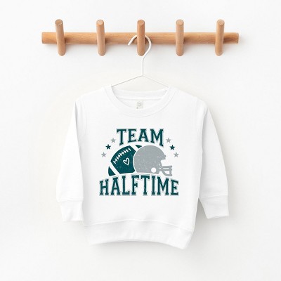 The Juniper Shop Team Halftime Distressed - Green Toddler Graphic Sweatshirt
