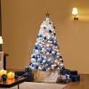 Yaheetech Pre-lit Flocked Artificial Christmas Tree Snow Frosted Christmas Tree - 2 of 4