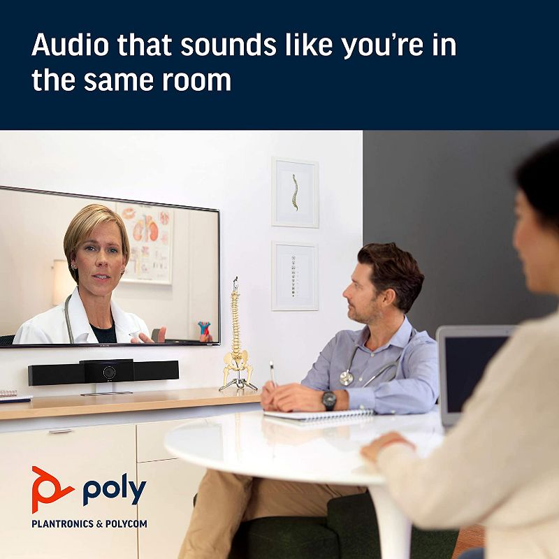 Poly Studio Premium Audio and Video Conferencing System (Polycom) - Plug-and-Play USB Connectivity for Home Office & Small Conference Rooms, 3 of 7