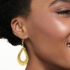 Ross-Simons 18kt Gold Over Sterling Byzantine Open-Space Teardrop Earrings - 2 of 3