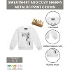 Warner Bros. Where the Wild Things Are Max Cozy Faux Sherling Sweatshirt and Felt Faux Fur Crown Toddler - image 3 of 4