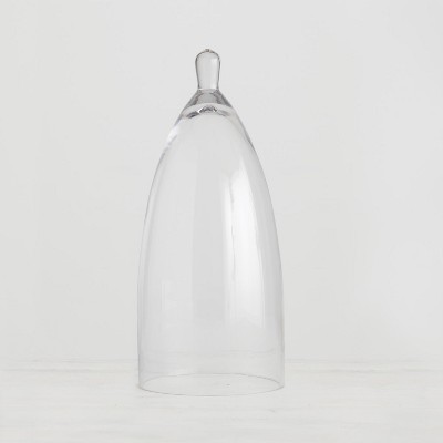Sullivans Clear Glass Cloche 15"H Clear