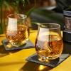 Jillmo Whiskey Glass Set of 4 Stainless Steel Lowball Glasses - 10 oz Insulated Shatterproof Outdoor Bourbon Glass - Ideal Gift for Family, Friends