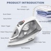 OSTBA 2300W Steam Iron, Nonstick Soleplate, Rapid Heating, Self-Clean, Anti-Limescale, Drip Stop, 300ml Tank for Home - 2 of 4
