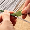 Juvale 300 Pieces White 18 Gauge Floral Wire Stems for DIY Crafts, Artificial Flower Arrangements, 16 In - 2 of 4