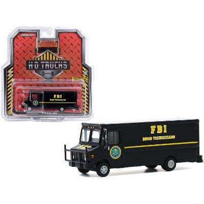 2019 FBI Step Van "FBI Bomb Technicians" Black "H.D. Trucks" Series 19 1/64 Diecast Model by Greenlight