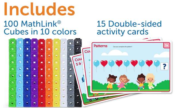 Learning Resources Mathlink Cube Activity Set - Preschool, 2 of 7, play video
