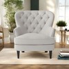 PAGED Upholstered Accent Chair Contemporary Vintage Print Living Room Chair with Plush Cushioning, Accent Chairs for Living Room - 2 of 4