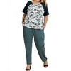 Women's Camo & Striped Top - PLUS - umgee - 3 of 3