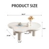 GDFStudio Tomlinson Modern Cloud Shape Wood Coffee Table - 3 of 4