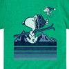 Boys' - Peanuts - Snoopy Woodstock Ski Stripes Short Sleeve Graphic T-Shirt - 2 of 4