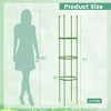 Costway 2-Pack Garden Trellis 57" Plant Support & Tomato Cages with Adjustable Height - 4 of 4