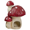 Northlight 18" Red and Beige Mushroom House Outdoor Garden Statue - image 4 of 4