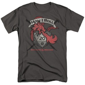 Dungeons And Dragons How I Roll D And D Adult T-Shirt - 1 of 4