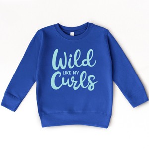 The Juniper Shop Wild Like My Curls Toddler Sweatshirt - 1 of 4