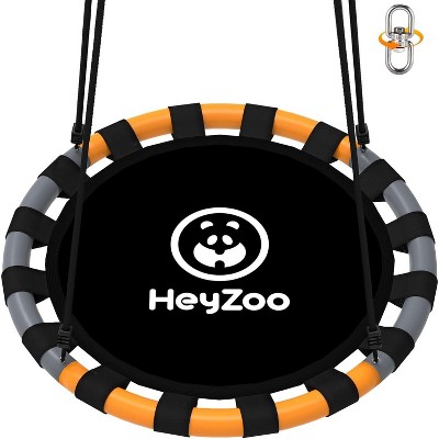 Hotraffy Saucer Swing, 40 Inch Swing Sets for Backyard and Outdoor Playground, 900lbs Weight Capacity, with 360 Degree Swivel, Gifts for Kids