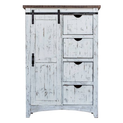 Darby Wardrobe Chest White - Picket House Furnishings