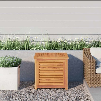 vidaXL Garden Storage Box Warm teak brown