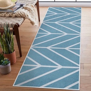 Sussexhome Non Skid Cotton Washable Laundry Room Indoor Runner Rug, 20" x 59" - 1 of 4