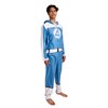 Fantastic Four The First Steps Super Suit Adult Long Sleeve Hooded Cosplay Union Suit - 3 of 4
