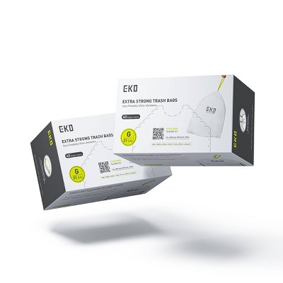 EKO 4''x10'' Code G Trash Bags Fits 21gal Bins