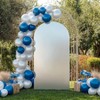Arch Backdrop Cover 6ft Stretchy Backdrop Gradient Color Undersea Arched Stand Covers for Birthday Wedding Birthday Party Decoration, Multicolored - 3 of 4