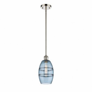Vaz - 1 Light Stem Hung Mini Pendant In Industrial Style-8.13 Inches Tall and 5.88 Inches Wide - 1 of 1