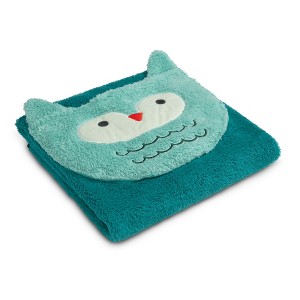 Delta Children Plush Kids Throw Blanket with Animal Pocket - 1 of 4