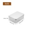 Unique Bargains Metal Mini Portable Rectangular Metal Tin Box 2 Pcs - 2 of 4