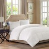 Okak Twin/Full/King 2 in 1 Down Alternative Bed Comforter for All Season,White Comfortable Sleep Quilt Bedding Sets - 2 of 4