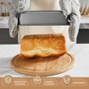 Itopfox 10-Piece Nonstick Bakeware Set with Cooling Rack, Cookie Sheet, Cake Pans, Loaf Pan, Muffin Pan & Pizza Pan - Grey, Wide Grips - 4 of 4