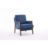 Okak Mid-Century Style Ergonomic Lounge Armchair with Soft Waist Cushion,Reading Leisure Chair for Living Rooms,Relaxation Areas - 2 of 4