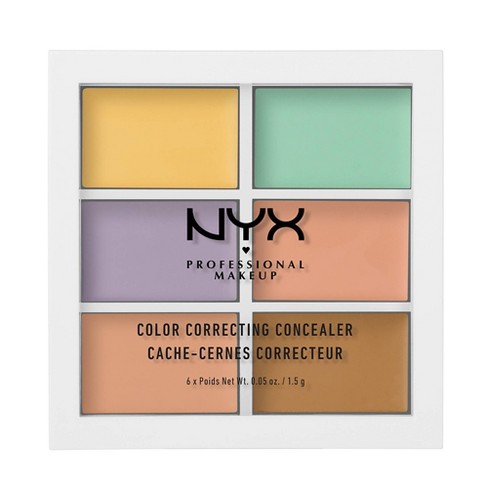 Nyx Professional Makeup Color Correcting Palette - Medium - 0.3oz : Target