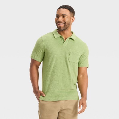 Men's Terry Cloth Polo Shirt - Goodfellow & Co™